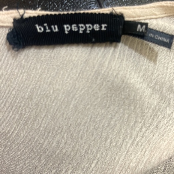 Blu Pepper long tunic /short dress size M - Picture 5 of 5